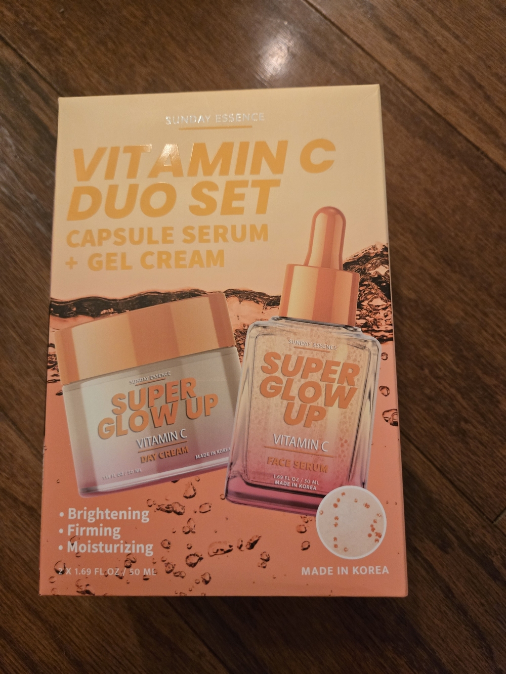 Super Glow Up Vitamin C Duo Set — Peach Glow